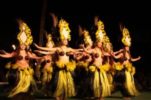 Taniec Hula Plaza Waikiki