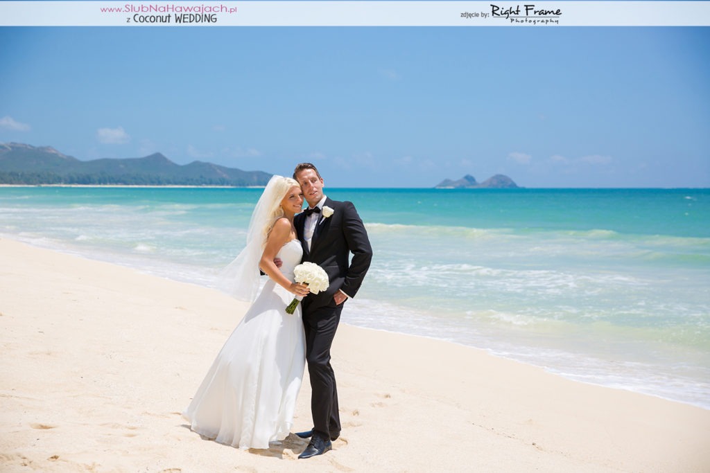 Ślub we Dwoje na plaży na Hawajach cywilny w plenerze za granica